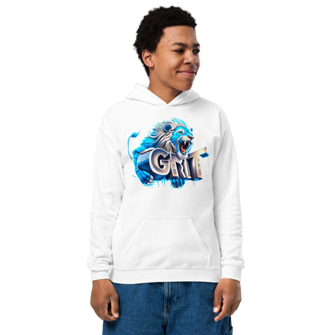 "Detroit Grit" Ultimate Graphic Collection Unisex Youth Hoodie - Karma Inc Apparel 