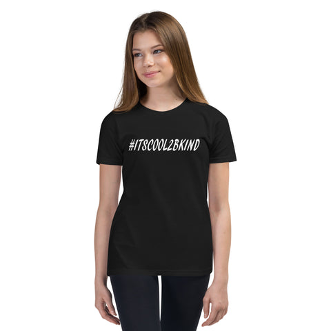 #ITSCOOL2BKIND Preimum Youth Cotton T-Shirt - Karma Inc Apparel 