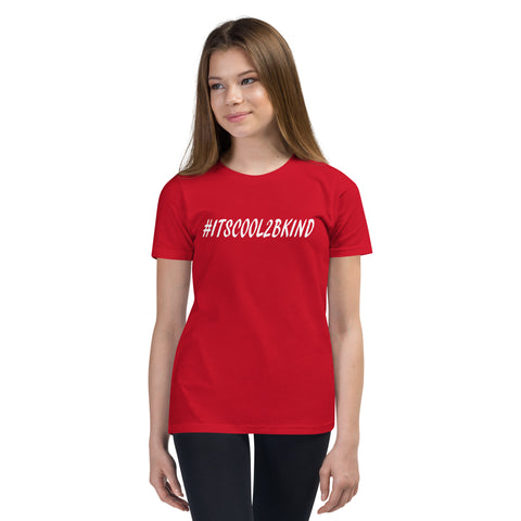 #ITSCOOL2BKIND Preimum Youth Cotton T-Shirt - Karma Inc Apparel 