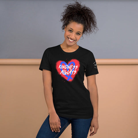 Karma Inc Apparel  Black / XS "KINDNESS ALWAYS" Bella-Canvass Preimum Unisex T-Shirt