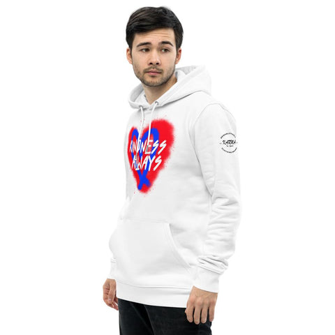 Karma Inc Apparel  Hoodie "KINDNESS ALWAYS" Organic Cotton Eco Friendly Unisex Hoodie